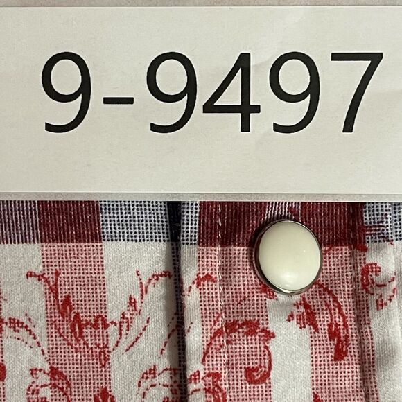 Scully Western Shirt Mens Size Large L Red Plaid Pearl Snaps Paisley Embroidered - Picture 12 of 12